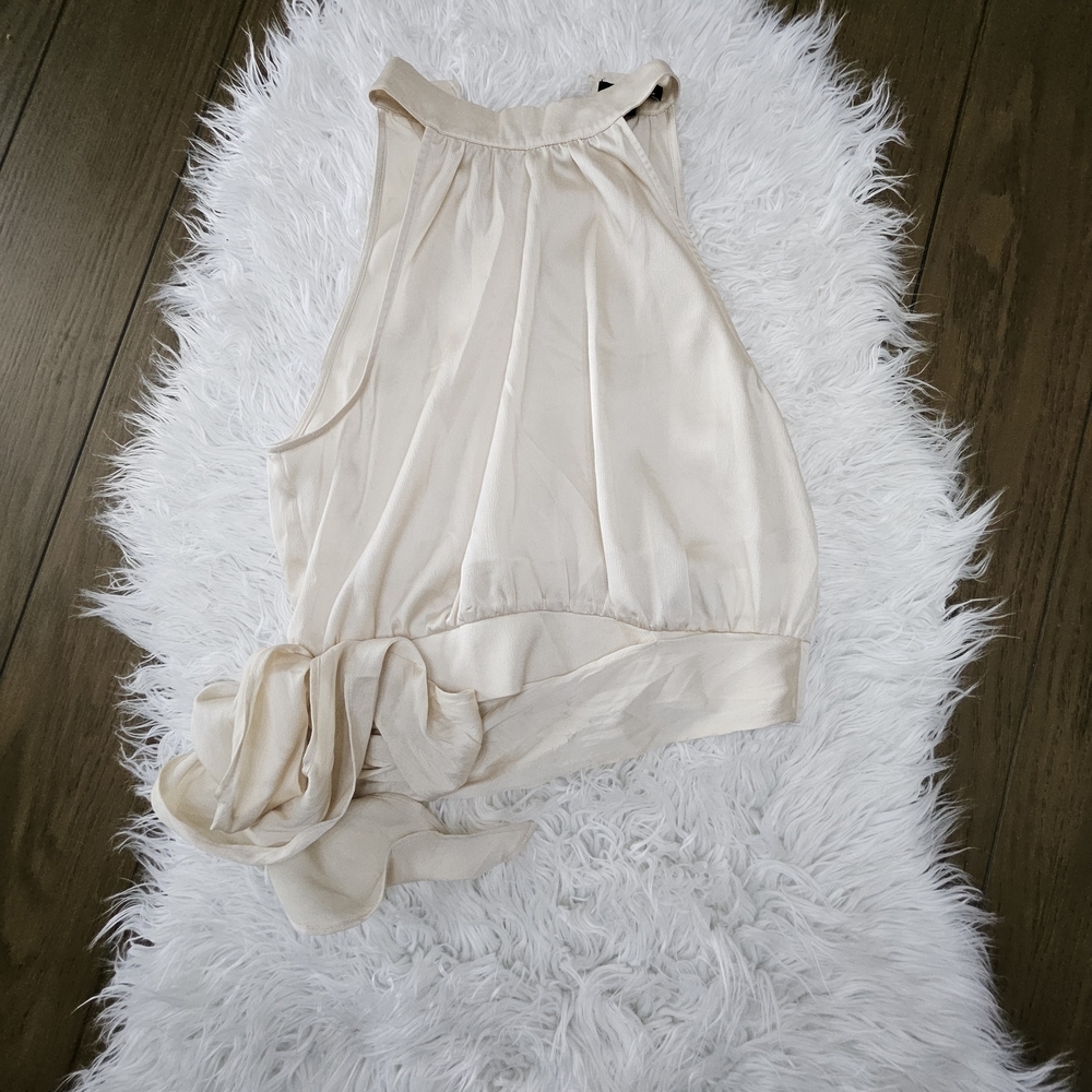 Express Ivory Textured Top